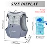 Running Hydration Vest Backpack,Lightweight Insulated Pack with 1.5L Water Bladder