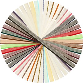Tenceur 24 Pcs Book Binding Headbands 11.8 Inches Long 0.5 Inch Wide Cotton Book Headband Repair Book Cloth Kit Book Binding Materials for Beginners DIY 24 Colors Cuttable School Bookbinding Supplies