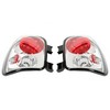 HECASA Tail Light Brake Lamps Compatible with 1999-2004 Chevy Silverado