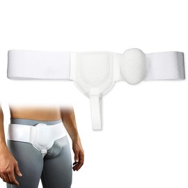 LAKJUOZ Hernia Belt for Men and Women, Hernia Bandage, Left and Right, Portable, Flexible, Adjustable Hernia Belt, M