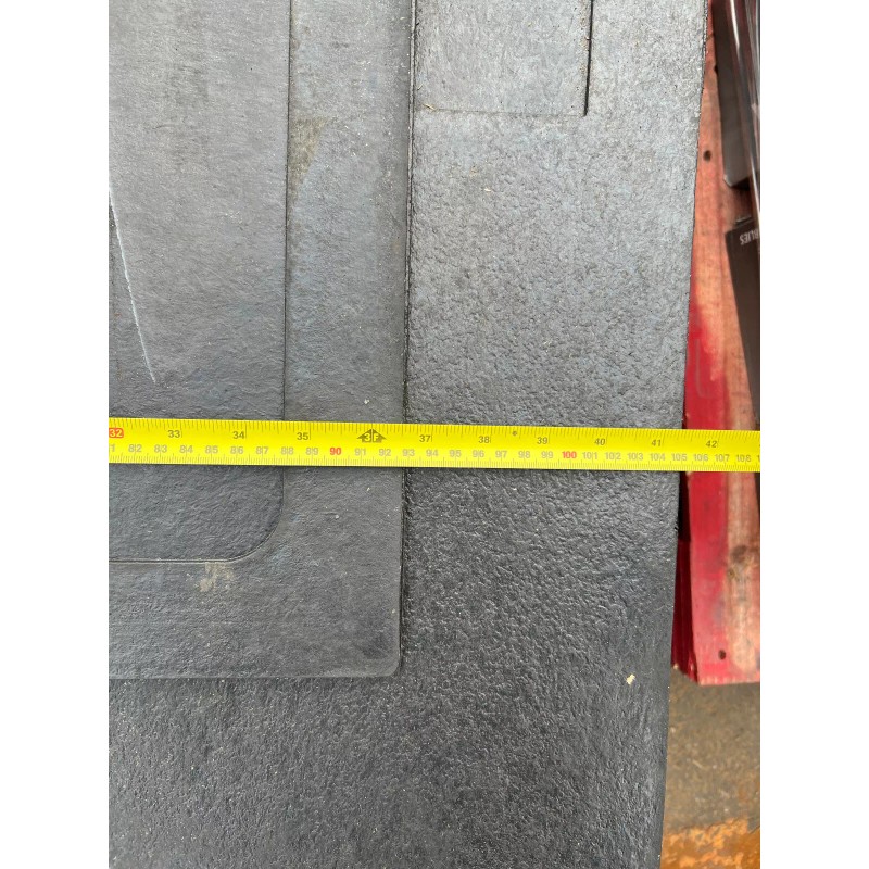 Globetech (Qty 2) Raised Molded Rubber Mud Flap, 24" x