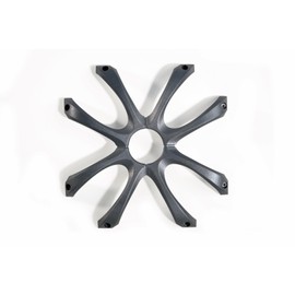 KICKER 08GL78 Alu-Guss Grill Square 20 cm (8 Zoll) Schwarz