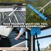 EVERSPROUT Pro 5-to-12 Foot Telescoping Extension Pole (3-Stage), Lightweight Anodized