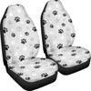 Car Seat Cover Dog Paw Print Front for Cars, Easy