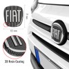 Fiat 3D Sticker Logo 500 Black 71 x 65 mm
