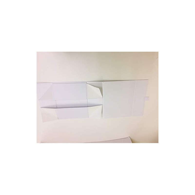 Aromabar Luxury White Magnetic Gift Box with Ribbon Tab Small