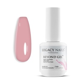LEGACY NAILS Professional BEYOND GEL SOAK-OFF GEL NAIL POLISH - Full Coverage, Highly Pigmented, Gel Nail Polish, Professional-Grade, Chip-Free, Long-Lasting (BEYOND GEL - ROSIE 1/2 OZ)
