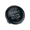 Red ABS Car Engine Start Stop Switch Button Cover Trim