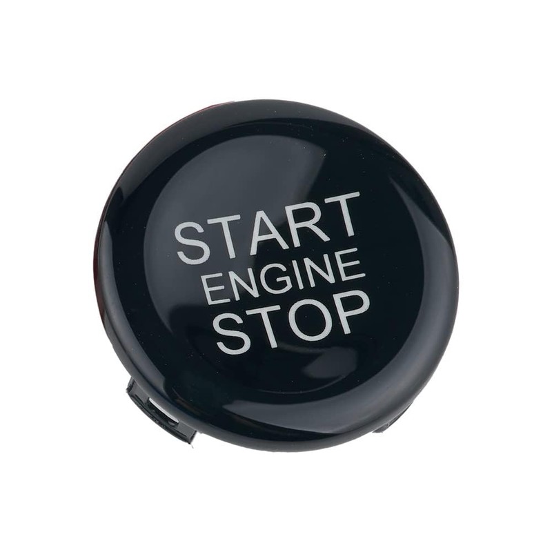 Red ABS Car Engine Start Stop Switch Button Cover Trim