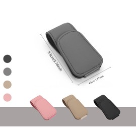 Sunglass Holders for Car, visor sunglasses holder clip, sunglasses visor clip for car, Ticket Card Clip，Magnetic Leather Sunglasses Holder, Multifunctional Sunglasses Holder Car Visor Accessories