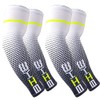 2 pares de mangas para brazos, protección UV, enfriamiento, para