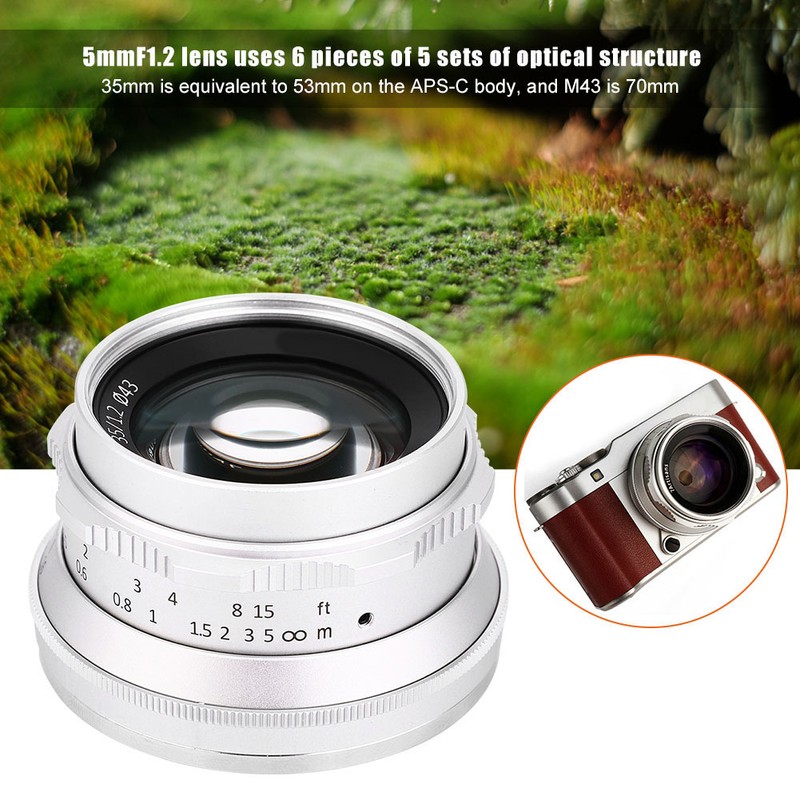 7artisans 35mm F1.2 Large Aperture Lens Manual Focusing for Sony