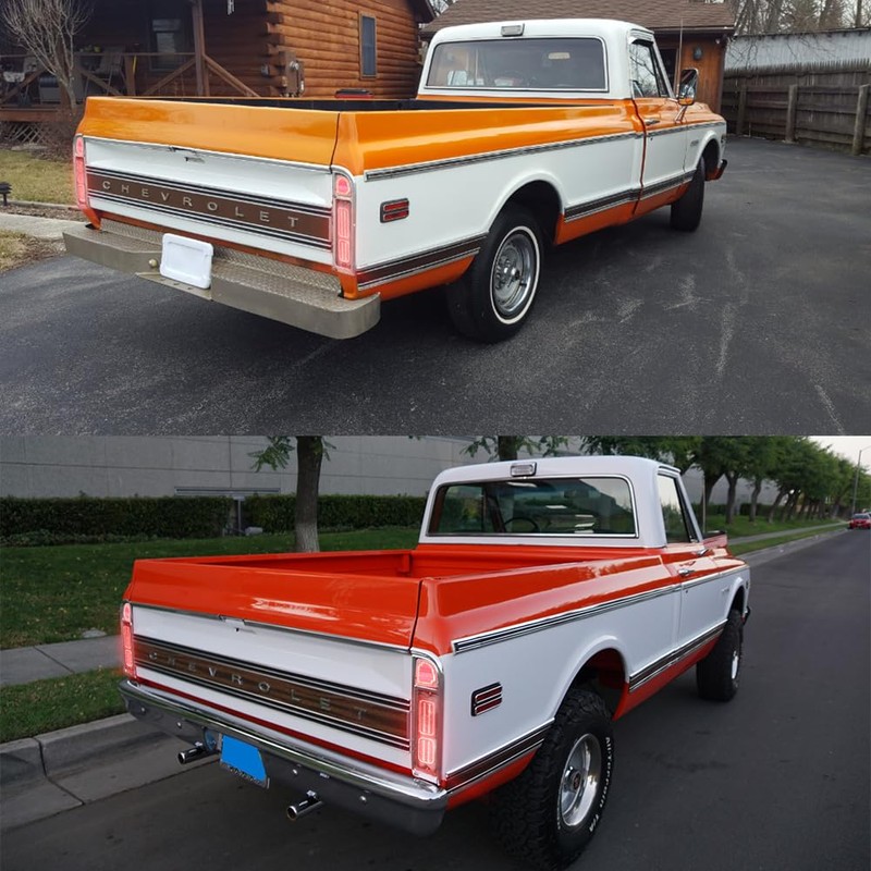 KENRTIR Clear Reverse Backup Light with Gaskets for 1967 1968