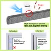 ZOMPAGO Brush Weather Stripping Door Seal -0.4 inx0.4inx33FT,Effective Weather Stripping