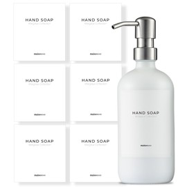 MaisoNovo Waterproof Labels for Bottles Modern Design - 6pc Hand Soap Pack