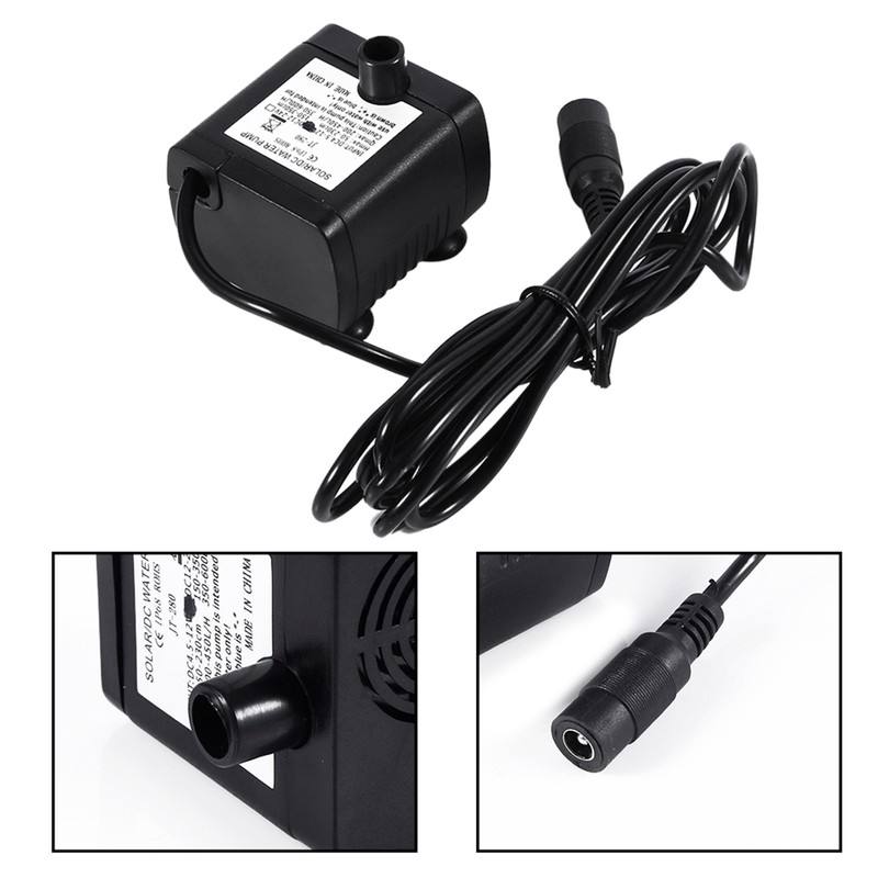 DC12V Solar Amphibious Mini Submersible Water Pump for Fountain Pond
