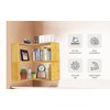 Hapii Floating Sturdy Unique Corner Wall Shelf - Space-Saving, Eco-Friendly
