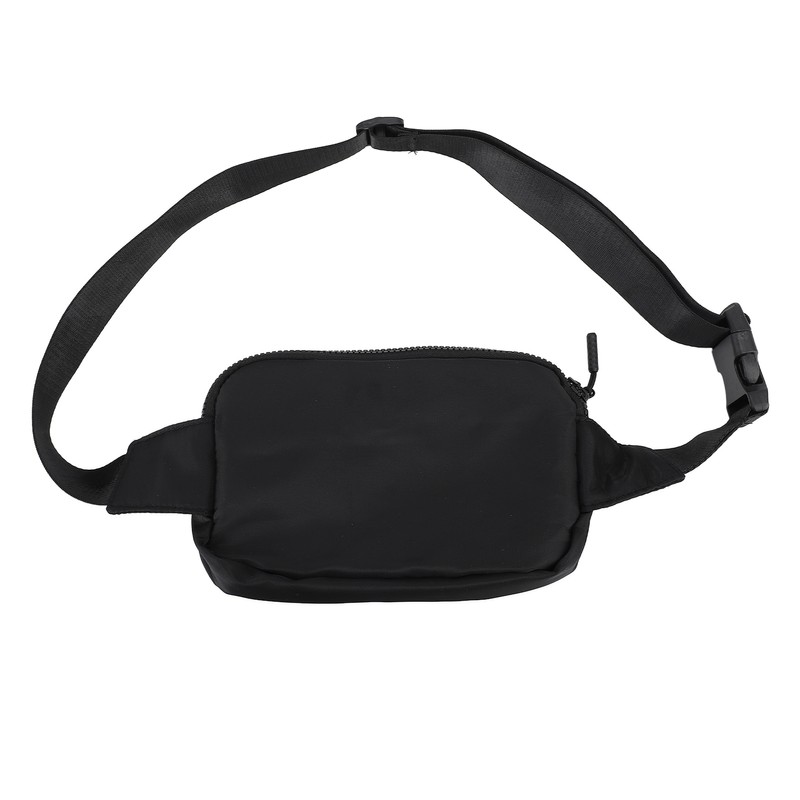 Waist Bag Double Layer Large Capacity Adjustable Strap Waterproof Nylon