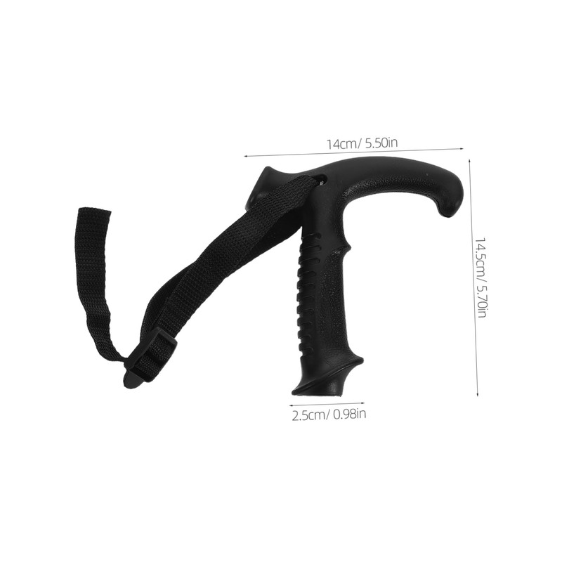 WOONEKY Ergonomic Mountaineering Pole Grip with Adjustable Wrist Strap Sturdy