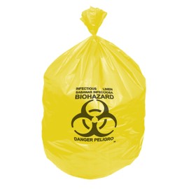 Healthcare Liners by Heritage Bag, when Safety and Perfomance matter. 40"x46", Yellow, 1.3Mil, 200, Healthcare Printed