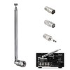 AQTAQ FM Radio Antenna Telescopic FM Antenna Replacement 50cm 6
