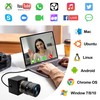 QILOVE 1080P 30fps USB Camera 2.8-12mm Manual Zoom Webcam with