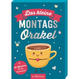Das kleine Montagsorakel: 50 Kärtchen für den Wochenstart | Das lustige Orakel für einen guten Montagsstart