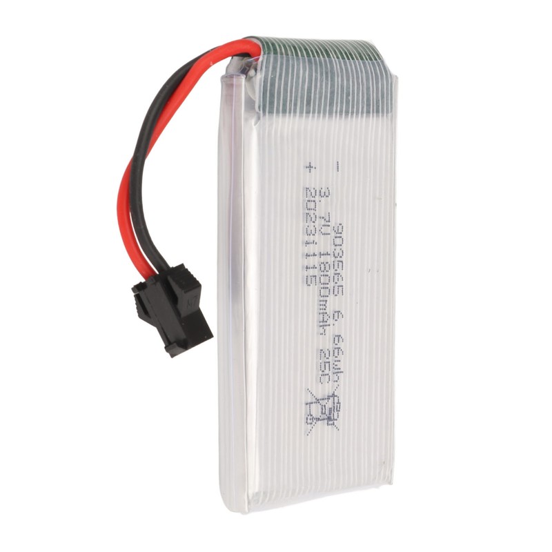3.7V 1800mAh Rechargeable Lithium Battery For JJRC A6 H68 RC