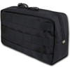 Rapdom Tactical 10.6 Utility Pouch (Horizontal), Black, 6x10x3