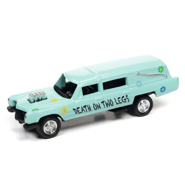Johnny Lightning CUSTOM HAULIN' HEARSE 1/64 scale DIECAST CAR JOHNNY