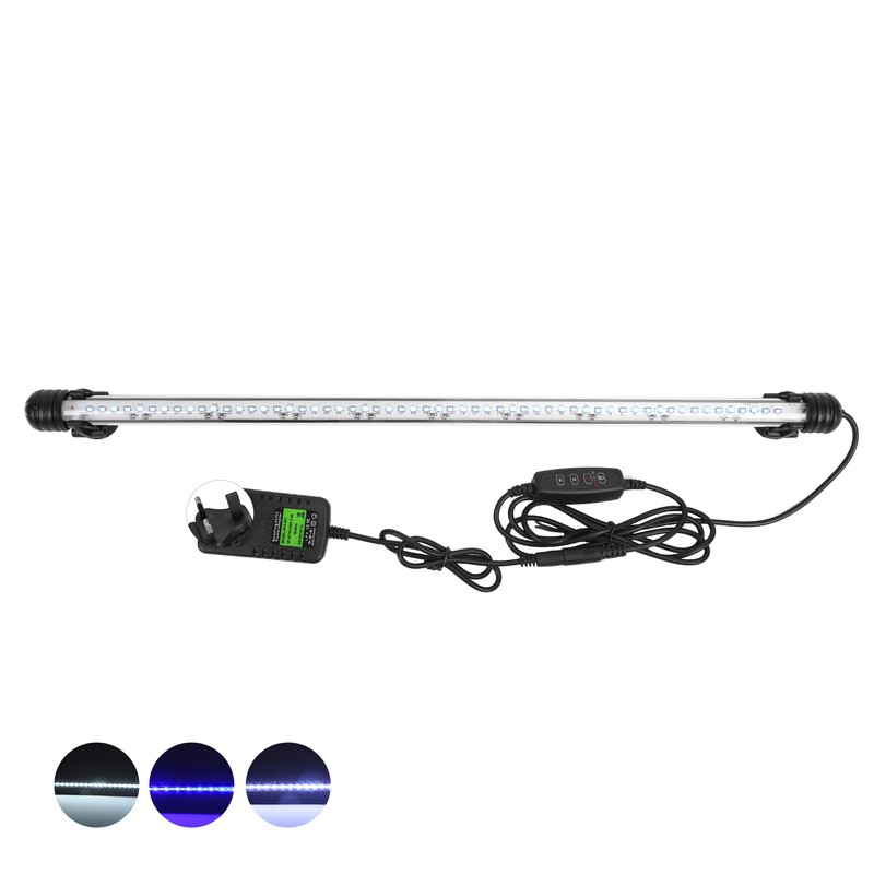 Aquarium Waterproof Dimmable LED Light Fish Tank 3 Light Modes