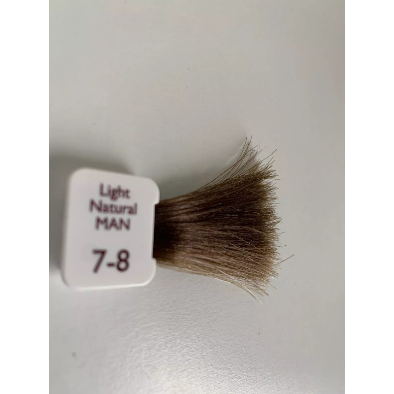 NATULIQUE Ammonia FREE Permanent Hair Color 7-8 Man Light Natural