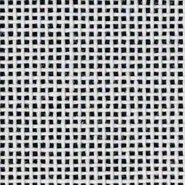 Zweigart Orange Line Blank Mono 18-Mesh White Needlepoint Canvas 20" X 20"