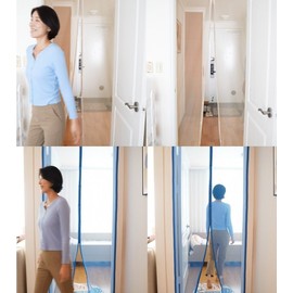Magnetic Mosquito Net for Doors & Entrances Easy-Install Magnetic Mosquito Net Girl and Duck Yellow (120) 3ea