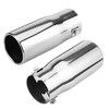 aqxreight Tailpipe, Car Modification Stainless Steel Exhaust Pipe, Rear Tailpipe,