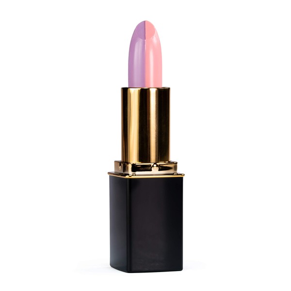 L'Paige L08 Pink/Orchid Split-Stick Lipstick, All-Natural, AloeVera, Long-lasting Moisturizing