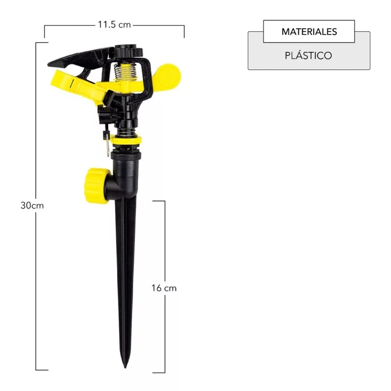 Cnx Aspersor Regulable De Pulsaciones Con Estaca Plástica
