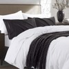 P Pothuiny Black Satin Pillowcase King Size Set of 2,