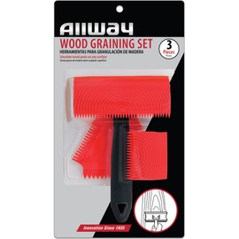 ALLWAY ALLWAY GT3 3-Piece Wood Graining Set