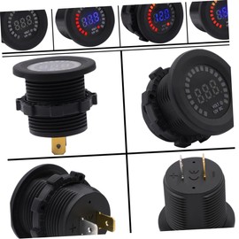 Vaguelly Car Motorcycle Voltmeter Digital Display Volt Gauge 12v Dc Voltage Meter