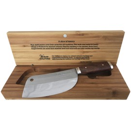 Verve Culture Thai Chef's Knife #1- Stainless Steel Kitchen Knife - Hand Forged in Thailand - Full Tang Chef Knife with Box - 6-inch Blade Knife