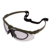 NUPROL Battle Pro Eye Protective Airsoft Glasses; Olive; Lens Insert