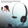 Headset Mono Ear USB Headphone Earpiece Computer Notebook Earphone for