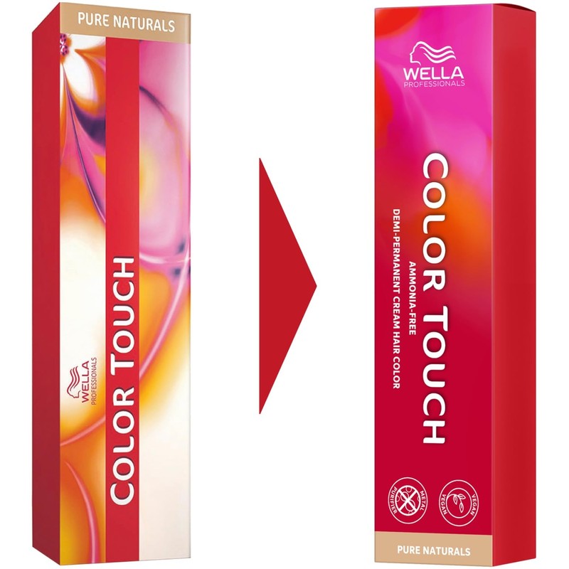 Color Touch Pure Naturals 6/05 Dark Blonde Natural Mahogany 60