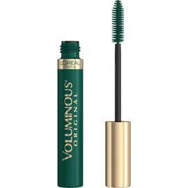 L'Oreal Paris Maquillaje Voluminous Original Lavable, Máscara de ojos atrevidos, Verde Profundo, 0.27 onzas líquidas