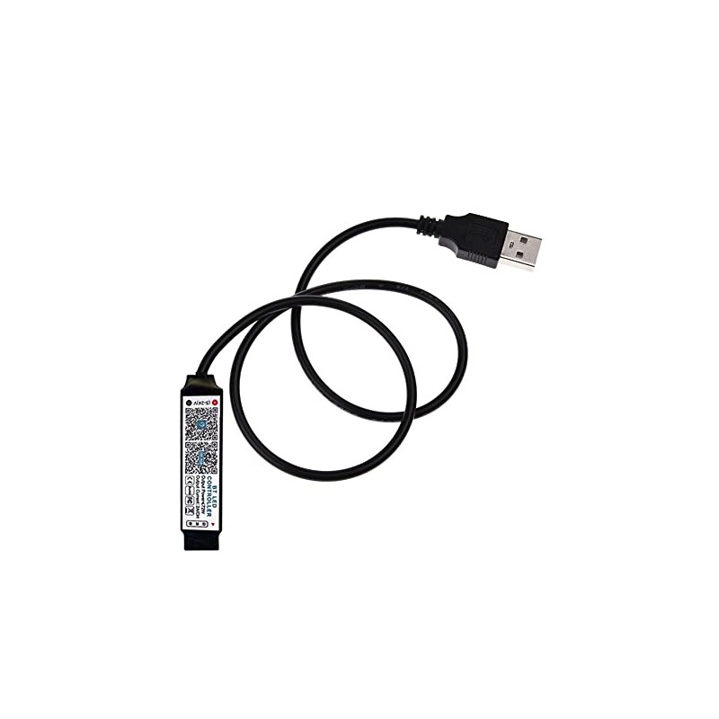 Cleiscry Mini Bluetooth Compatible RGB Controller Music LED Light Strip