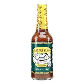 PEPPER PLANT Chunky Garlic Hot Pepper Sauce, 10 OZ
