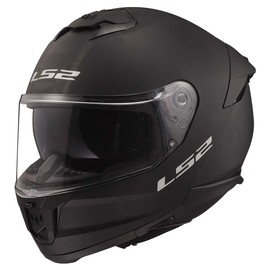 LS2 Helmets Stream II Full Face Motorcycle Helmet W/SunShield (Matte Black - Small)