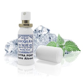 Mundspray - frischer Atem - starke Minze - Mundspray mit Minze ohne Alkohol - Taschen-Zerstäuber 15 ml