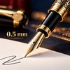 Metal Fountain Pen for Daily Writing – 0.5mm Standard Nib